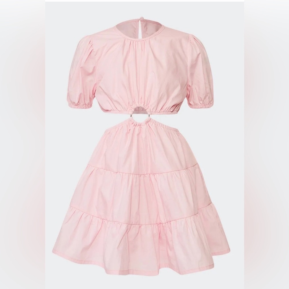 BARDOT JUNIOR Girl's Elliot Mini Cut Out Pink Dress Size 10